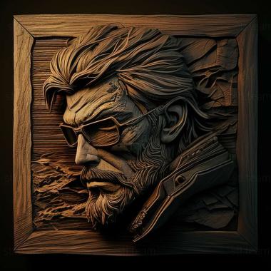 3D model Metal Gear Solid Peace Walker game (STL)